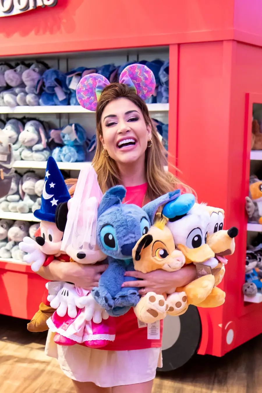 Silviene Dropa em uma experiência Disney